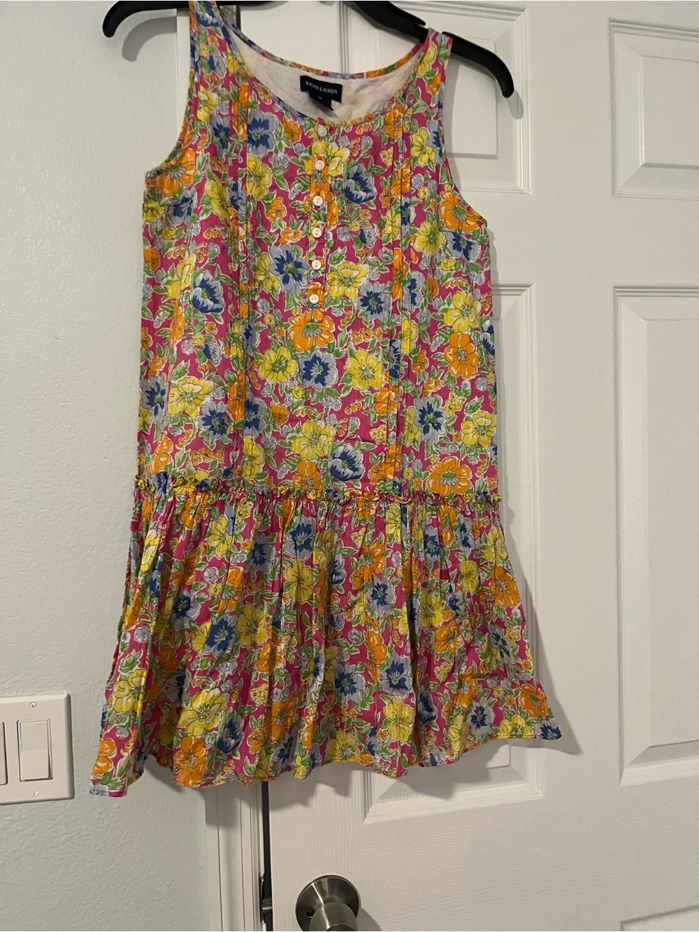Ralph Lauren Multicolor Floral Tiered Dress